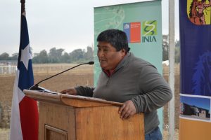 Agricultor Roque Paine.
