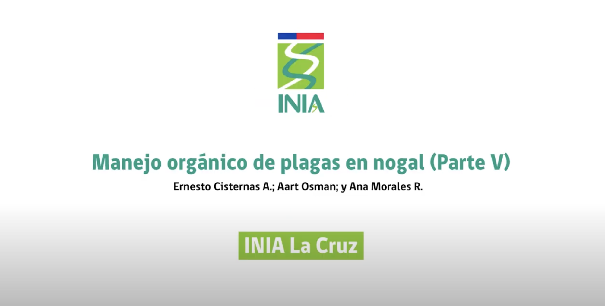 Manejo orgánico de plagas – Parte V
