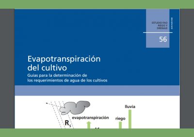 Evapotranspiración del cultivo – FAO 56