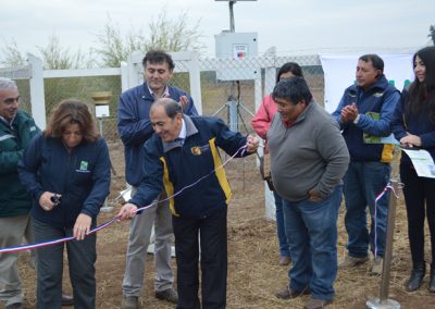 Inauguran estación agrometereológica en la comuna de Lautaro