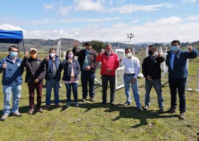 Inauguran primera estación meteorológica en comuna de Arauco para potenciar agricultura local