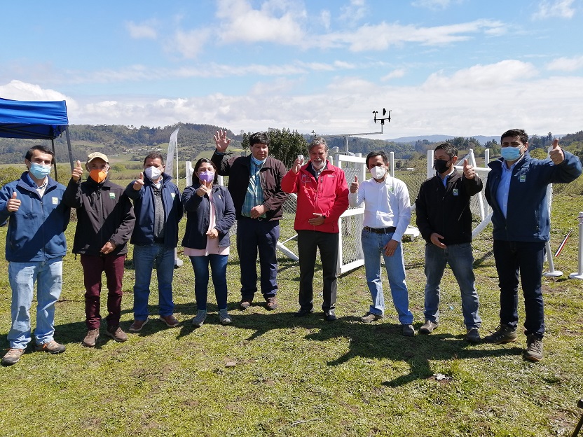 Inauguran primera estación meteorológica en comuna de Arauco para potenciar agricultura local