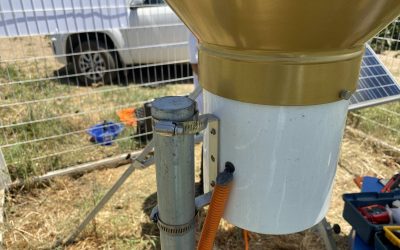 Instalación de pluviómetro