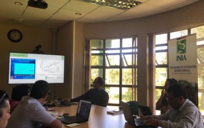 Imágenes satelitales ayudan a monitorear desarrollo de huertos de berries y sus requerimientos hídricos