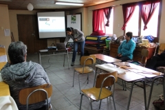 Taller de demandas para el subsector berries de agricultores sector Lagunillas en Villa Alegre / Agosto 2019